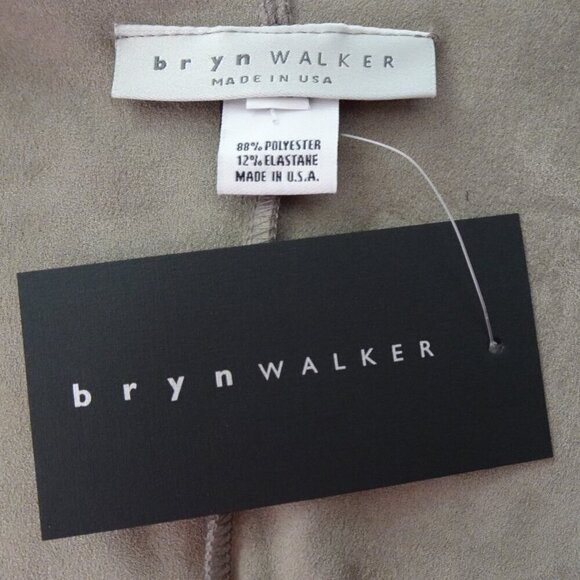 Bryn Walker Open Front Cardigan Women's Plus Size 1X Gray Open Front Made in USA - Picture 9 of 12